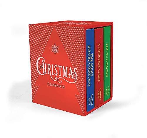 Red box set of three miniature classic Christmas storybooks.