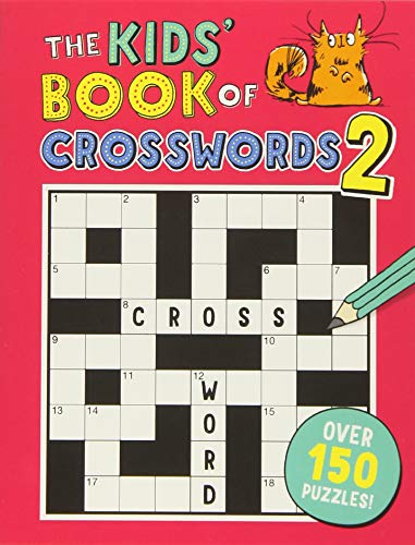 Cover of "The Kids' Book of Crosswords 2" with a crossword puzzle.