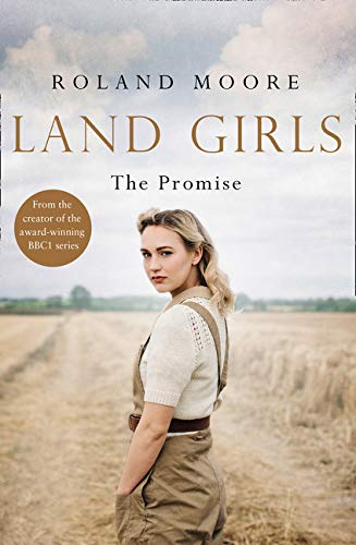 Book cover: woman in overalls standing in a wheat field.