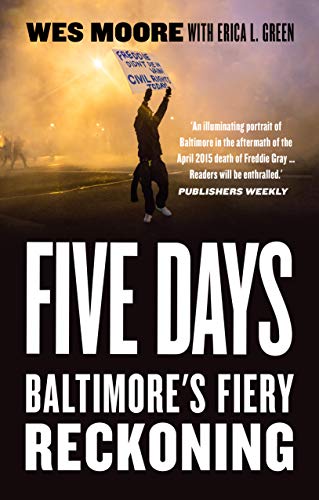 Book cover: "Five Days" with a protest scene and bold white text.