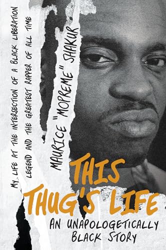 Book cover featuring a black and white portrait of Maurice Mopreme Shakur with text.