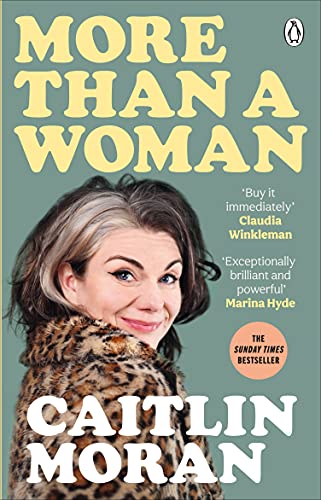 BookBestseller book cover featuring Caitlin Moran in a leopard print coat against green background.