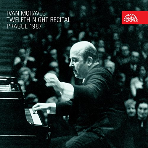 Ivan Moravec at a piano, performing in Prague, 1987.