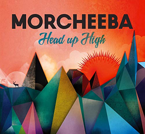 Morcheeba “Head Up High” CD cover with geometric mountains and a deer.