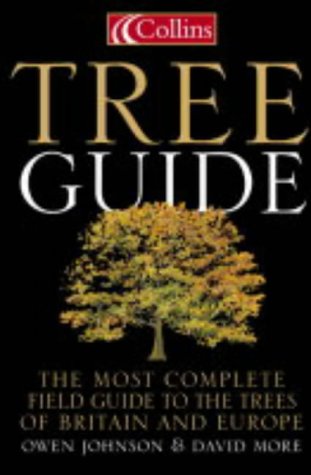 Black book cover with gold text “TREE GUIDE” and image of a tree.
