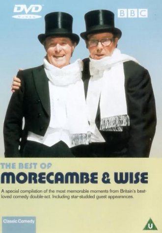 DVD cover featuring two men in black suits, top hats, and white scarves.