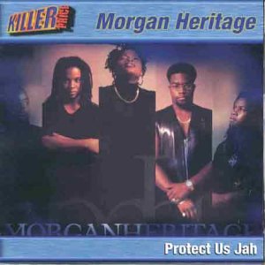 CD cover for Morgan Heritage’s “Protect Us Jah” featuring three men.