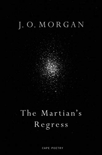 Black book cover with white text: "The Martian's Regress" by J.O. Morgan.