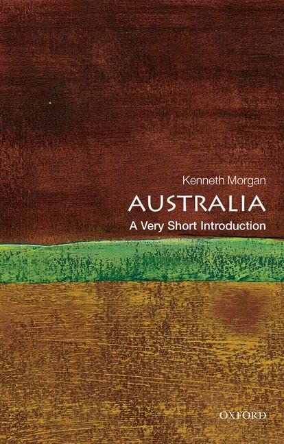 Book cover: "Australia: A Very Short Introduction" by Kenneth Morgan.
