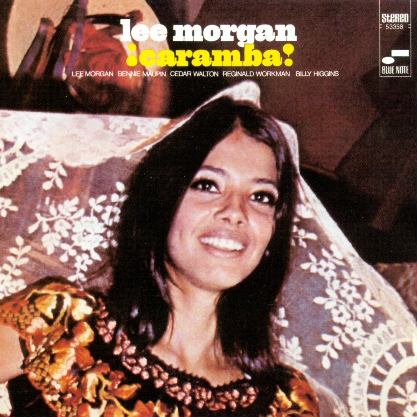 CD cover: Lee Morgan’s “Caramba!” featuring a portrait of the artist.