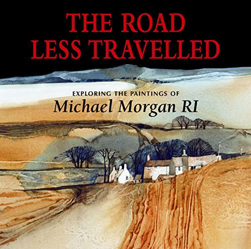 Book cover featuring a watercolor landscape painting of houses in a rural setting.