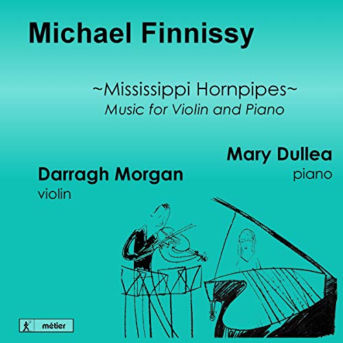 CD cover for "Mississippi Hornpipes" featuring a violinist and pianist.