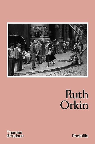 Book cover with a black and white street scene featuring a woman walking past men.