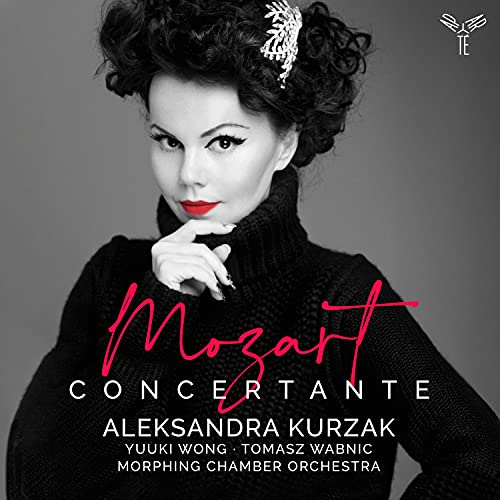 CD cover: portrait of a woman with elaborate hairstyle, text "Mozart".