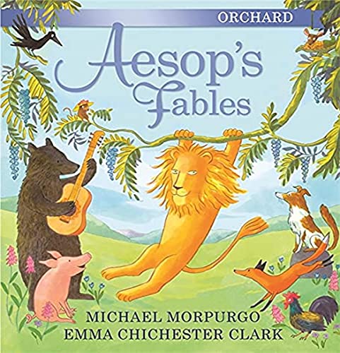 Book cover depicting animals playing music amongst lush greenery.