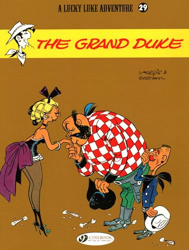 Comic book cover: "The Grand Duke," featuring Lucky Luke and characters.