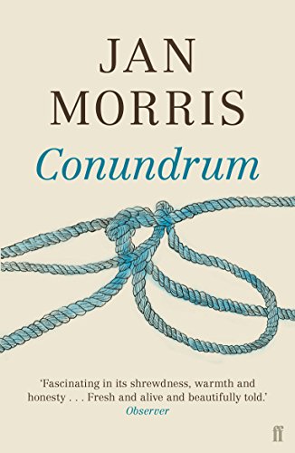 Book cover: "Conundrum" by Jan Morris, featuring a knotted rope illustration.