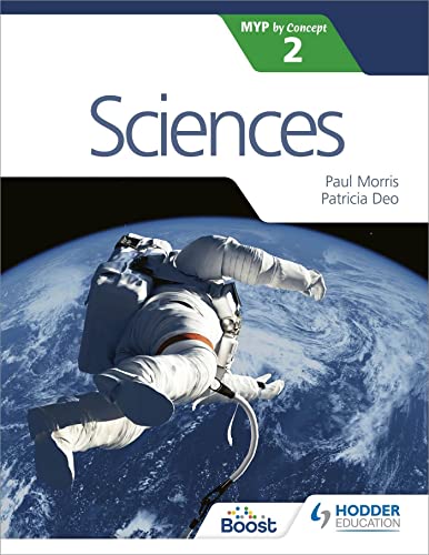 Textbook cover: "Sciences" with astronaut image over Earth view.
