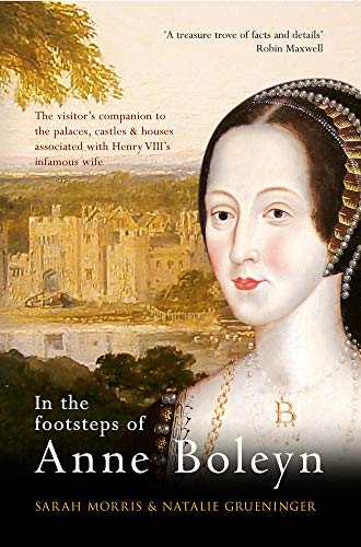 Book cover featuring a portrait of Anne Boleyn and a castle landscape.