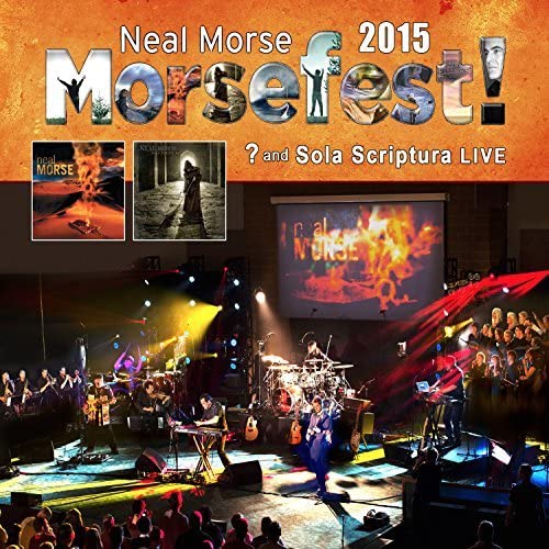 Neal Morse Morsefest 2015 Blu-ray cover with live concert stage scene.