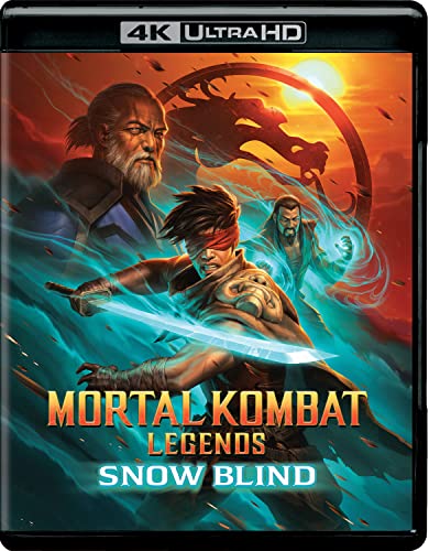 Blu-ray cover for "Mortal Kombat Legends: Snow Blind" featuring Sub-Zero.