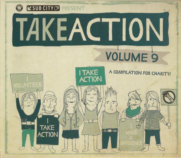 Punch Drunk Love Vol. 5" cover: illustrated people holding protest signs.