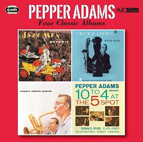 CD cover featuring four album artworks with jazz musicians and vintage imagery.