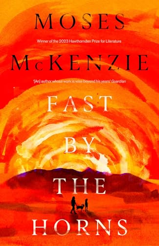 Book cover with orange and red abstract background, silhouettes of people, and text overlay.
