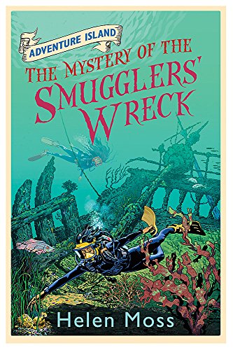Book cover depicting two divers exploring a sunken shipwreck underwater.