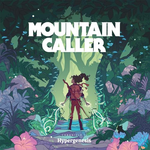CD cover: person in lush, stylized green forest with “Mountain Caller” text.