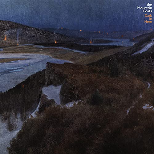 Mountain Goats album cover: a dark, painted landscape with distant lights.