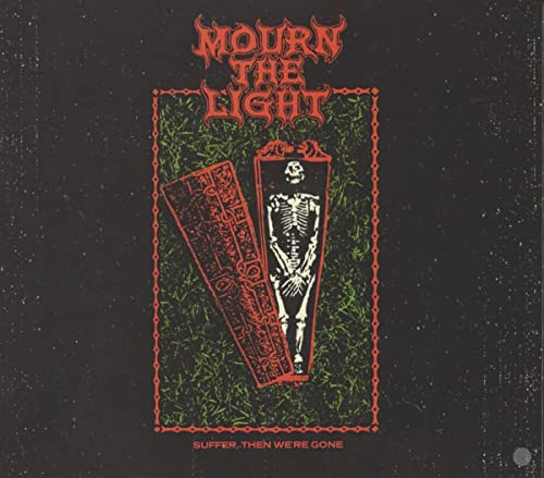 CD cover: skeleton in coffin, red and black distressed design.