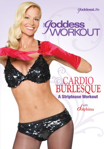 DVD cover featuring a blonde woman in a sparkly burlesque outfit.