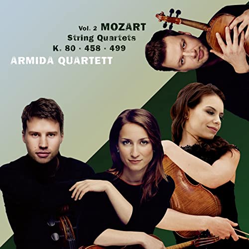 CD cover featuring the Armida Quartett and musical instruments.
