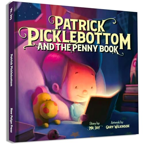 Book cover featuring a boy reading with a yellow creature nearby.