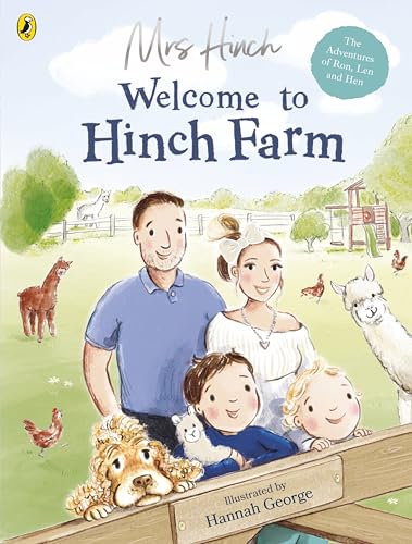 Book cover: family and animals on a colorful farm scene.