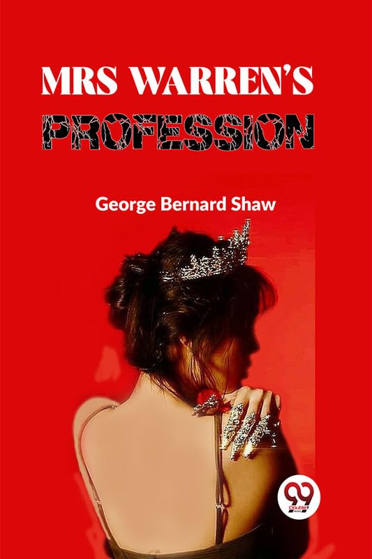 Book cover for "Mrs Warren's Profession" by George Bernard Shaw, red background.