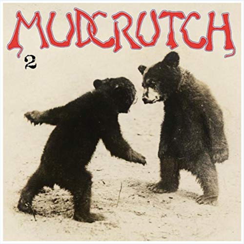 Mudcrutch album cover featuring two black bears facing off.