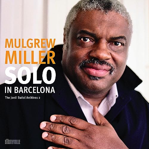 CD cover featuring portrait of jazz pianist Mulgrew Miller.