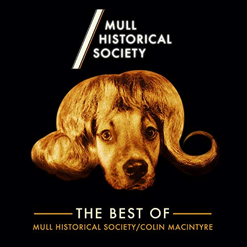 CD cover for Mull Historical Society featuring a dog’s face in gold.