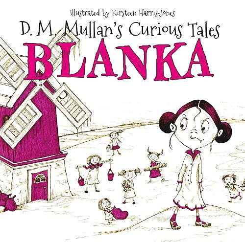 Book cover: "Blanka" with a windmill, girl, and other children illustrated.