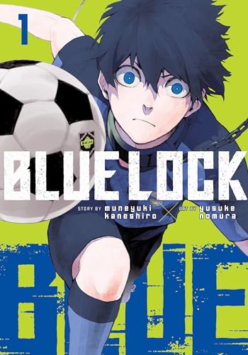 Manga cover featuring a boy with blue eyes and a soccer ball.