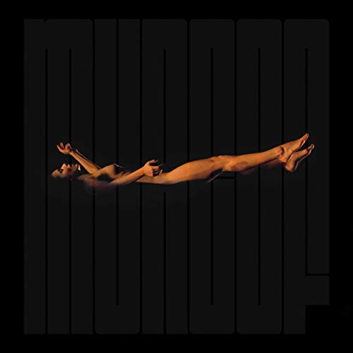 CD cover: a person suspended between dark vertical bars.