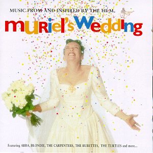 CD cover for "Muriel's Wedding" soundtrack, featuring a woman in a wedding dress.