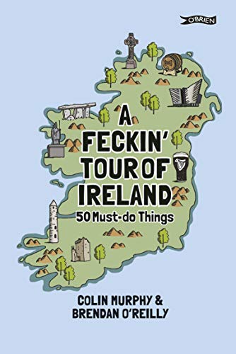Book cover: illustrated map of Ireland with landmarks and title text.