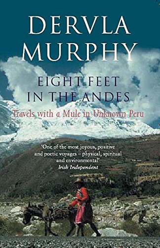 Book cover: snowy Andes mountains with a person and mule walking.
