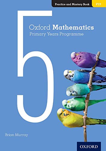 Blue textbook cover with large white "5", birds, and Oxford logo.