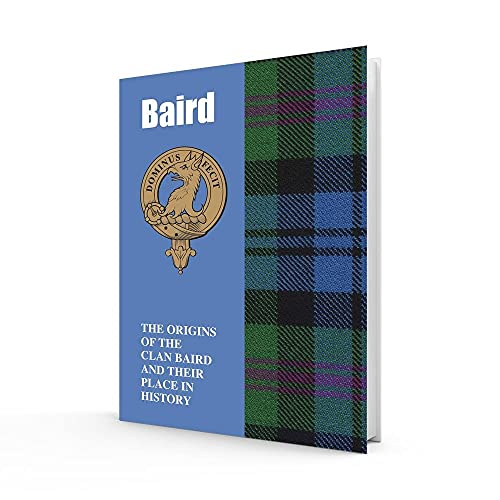 Book cover: “Baird” with a clan crest and tartan pattern.