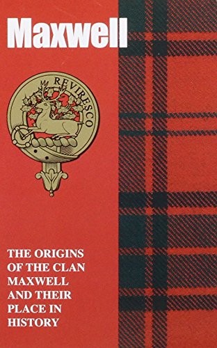 Book cover featuring a clan crest and red tartan pattern.