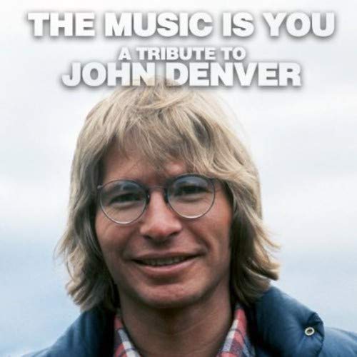 CD cover featuring a portrait of John Denver with glasses.